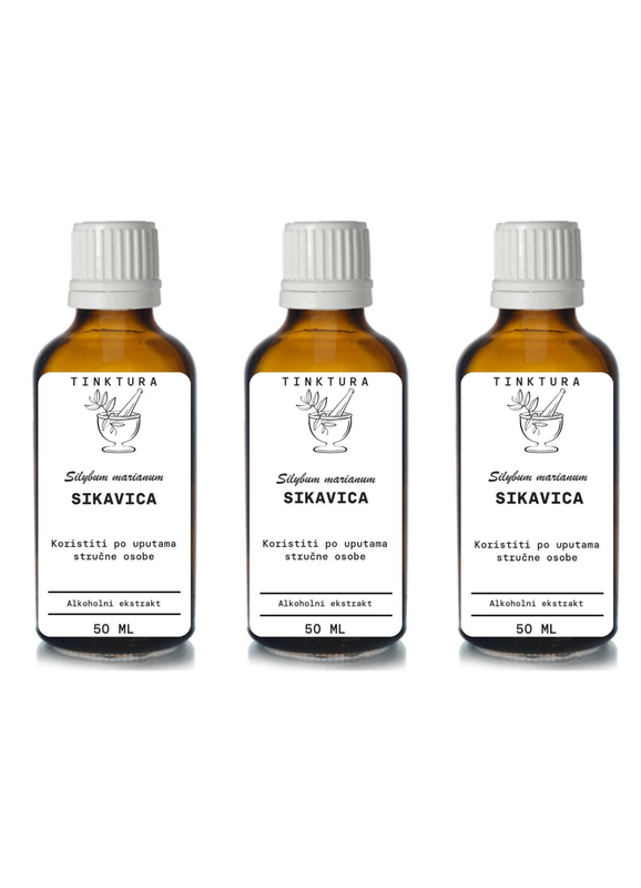 Tinktura od sikavice (silimarina) /Silybum marianum/ 50 ml - 3 komada