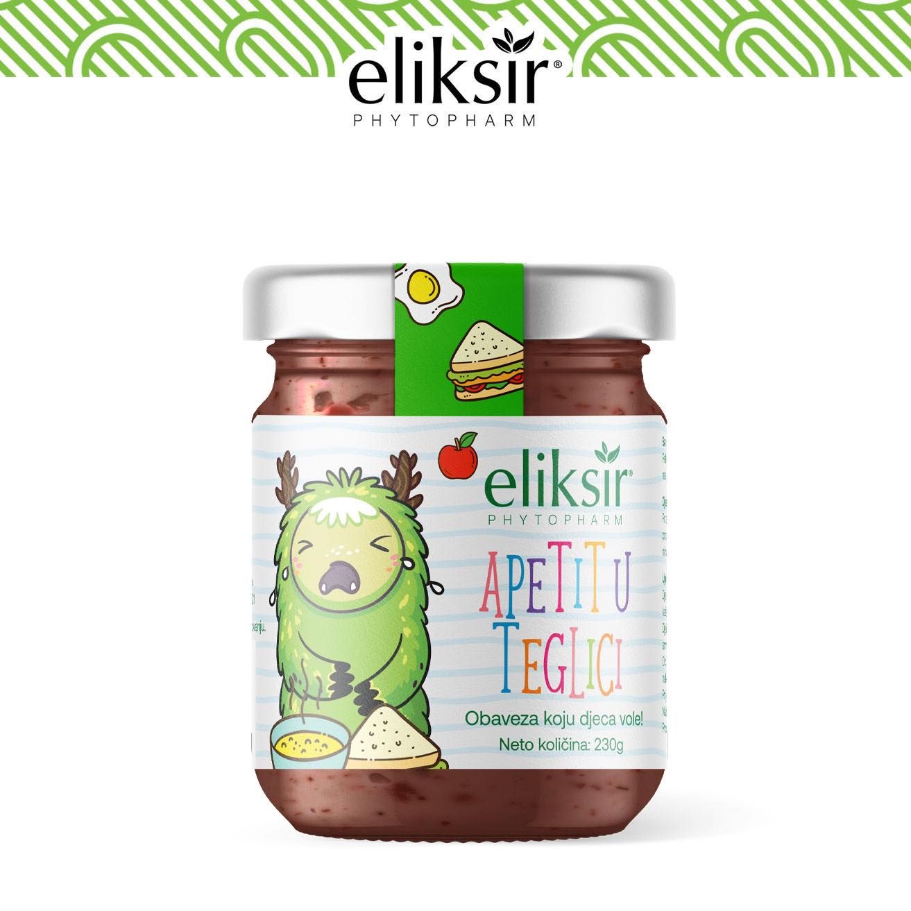 Eliksir Apetit u teglici 220g 