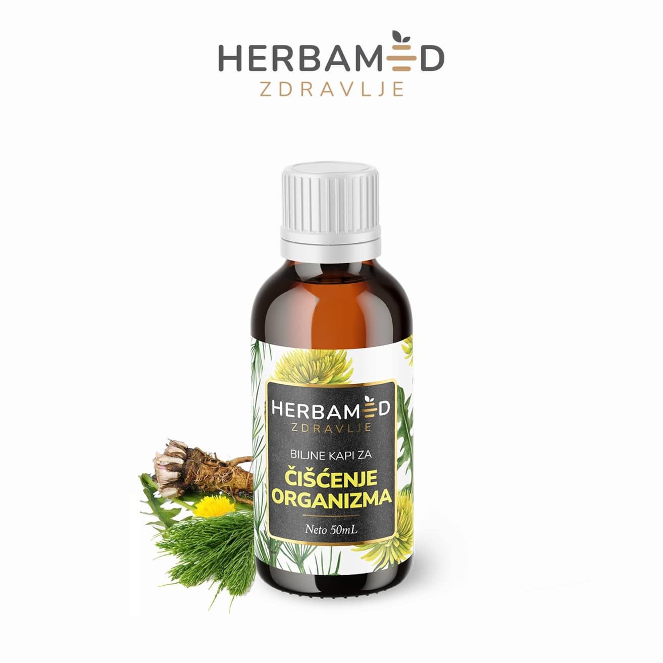 Herbamed Kapi za čišćenje organizma 50 ml