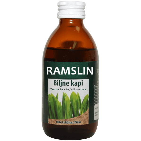 Ramslin - biljne kapi divljeg luka (srijemuša) 200 ml