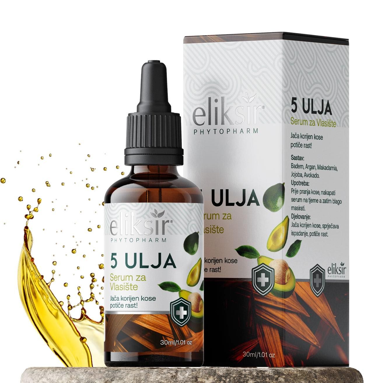 Eliksir Serum za kosu 5 ulja 30 ml