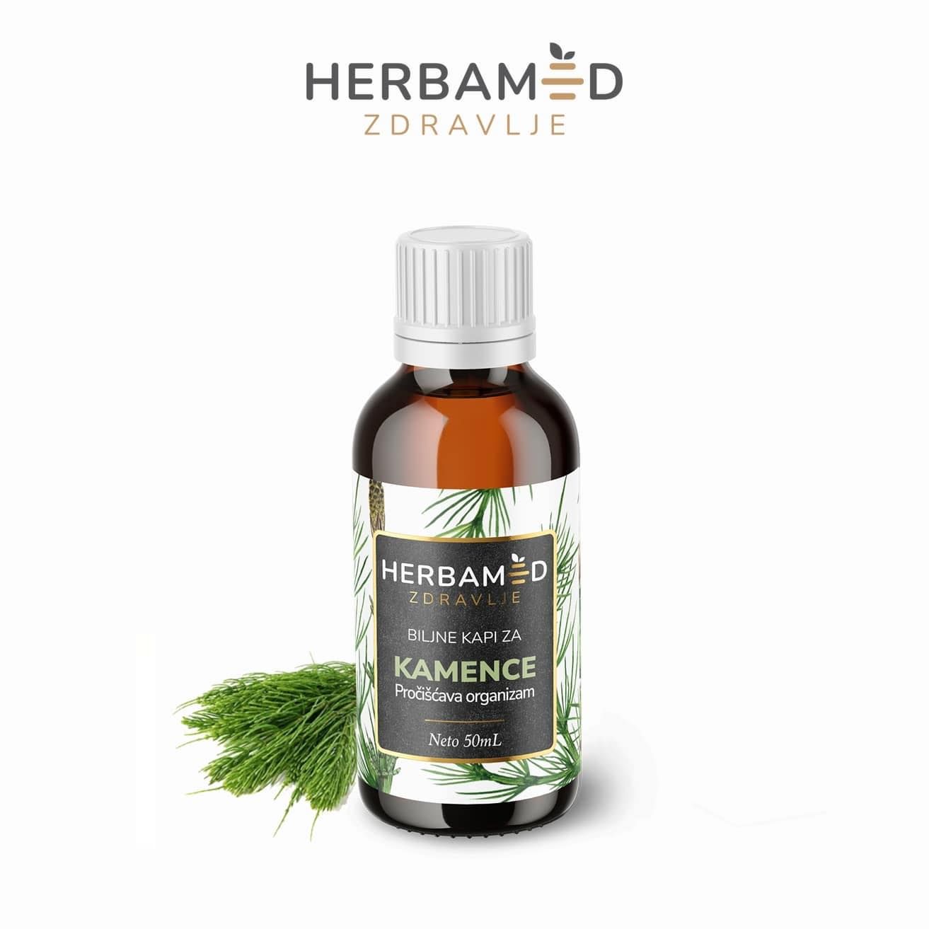 Herbamed kapi za kamence 50ml