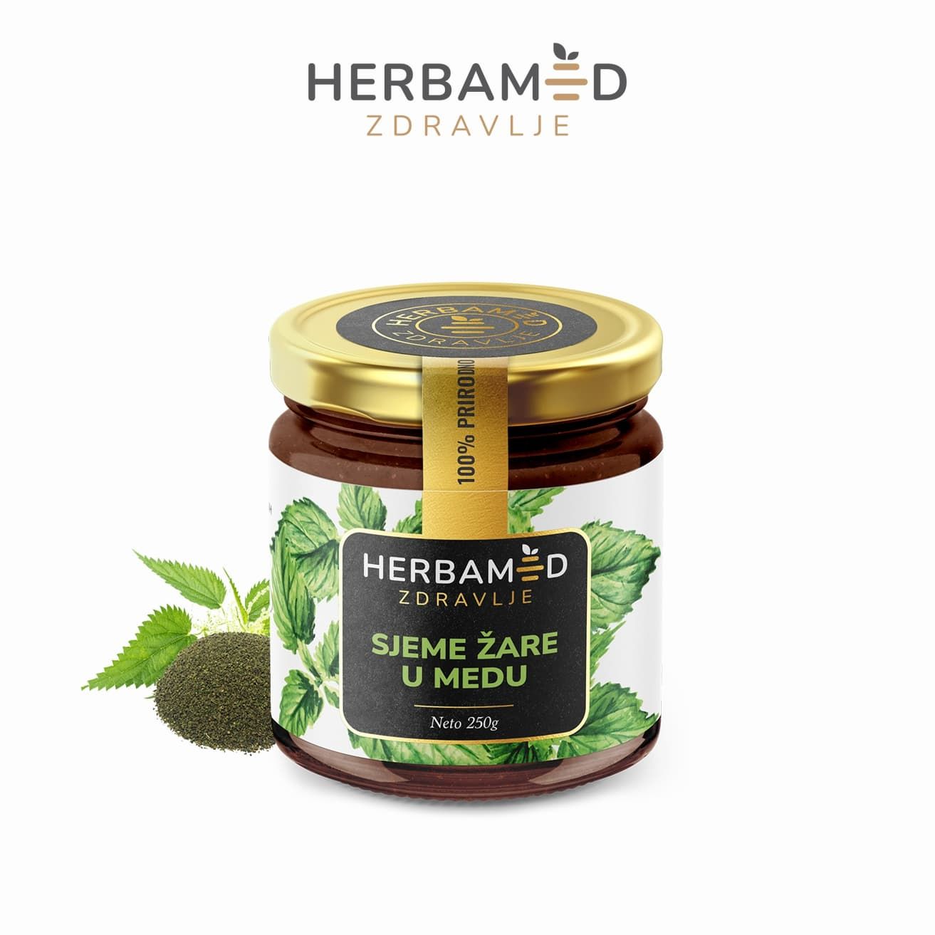 Herbamed sjeme žare u medu 250g