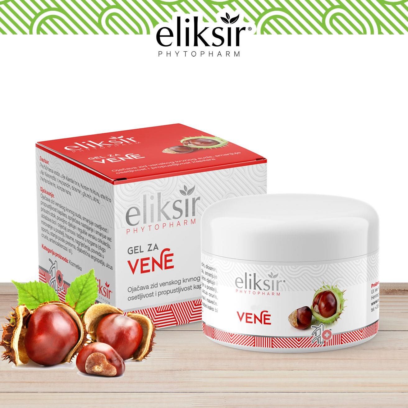 Eliksir gel za vene 50ml