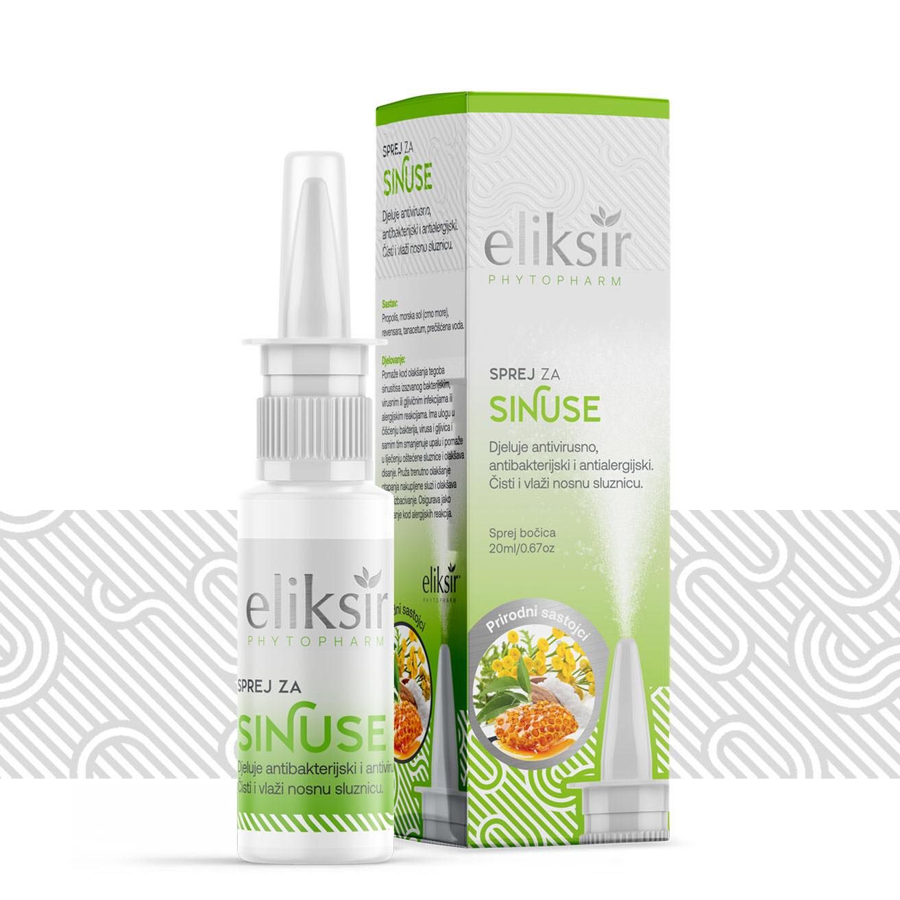 Eliksir – Sprej za sinuse 20ml