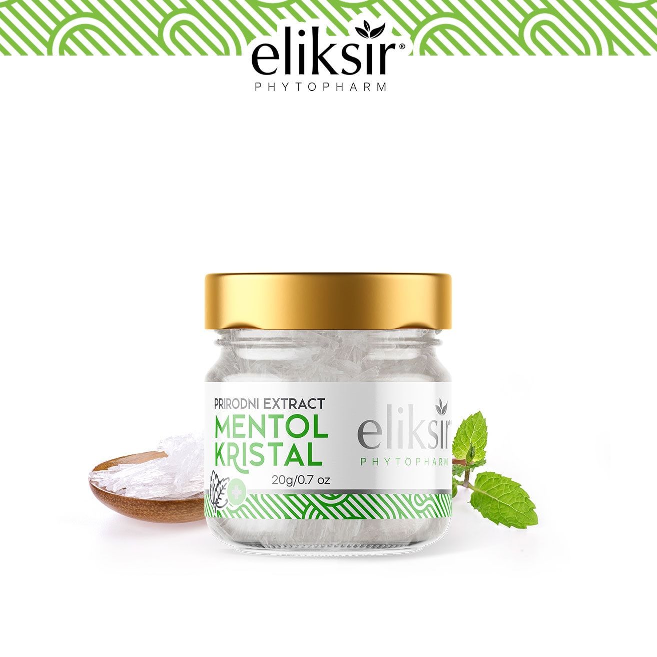 Eliksir Mentol kristal ekstrakt 20g