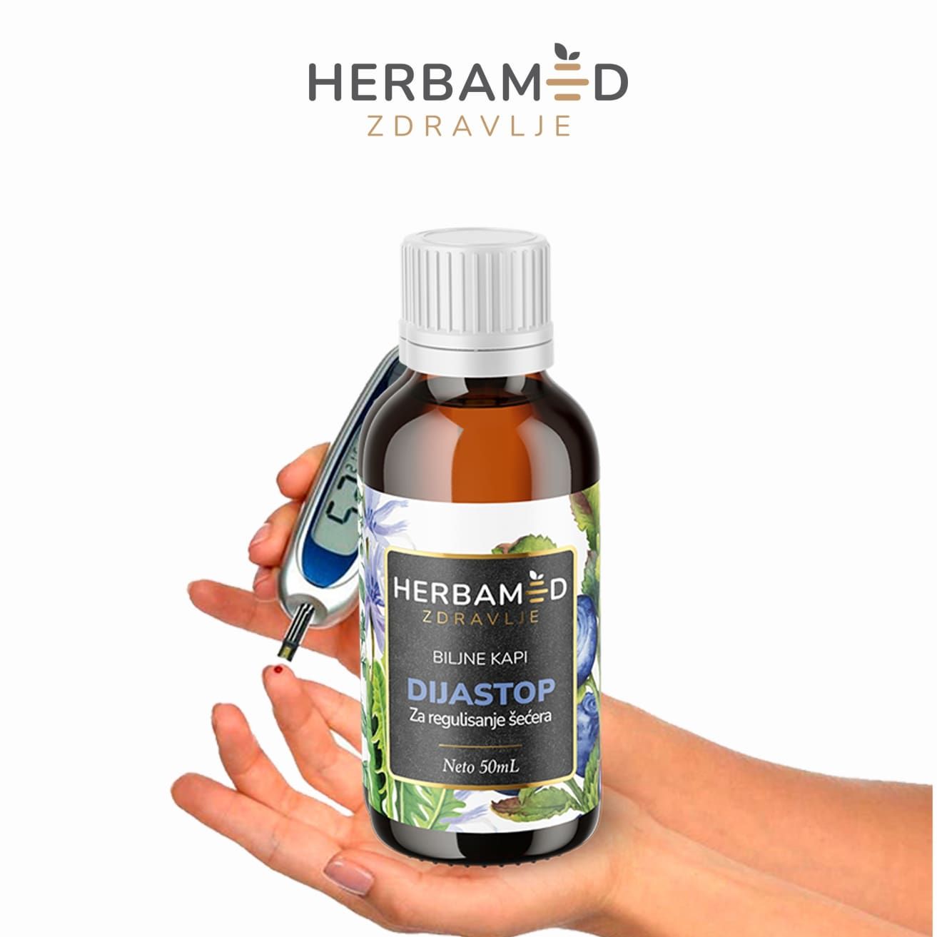 Herbamed kapi za regulisanje šećera (Dijastop) 50 ml