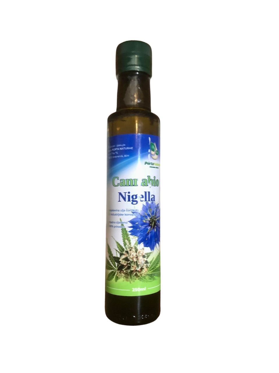 Cannabio Nigella ulje (mješavina ulja čorokota i industrijske konoplje) 250 ml - Porta Naturae
