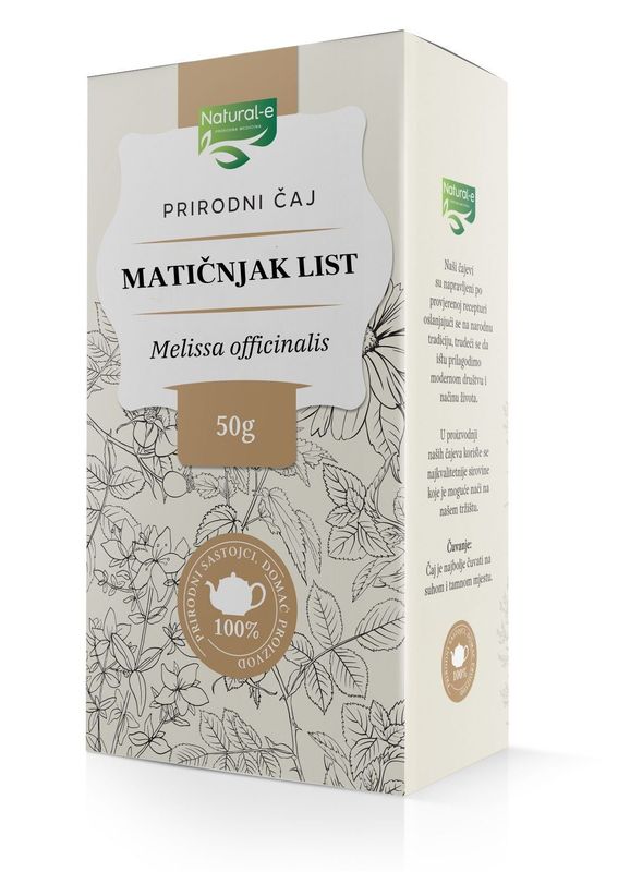 Čaj od lista matičnjaka/melise (Melissa officinalis) 50g