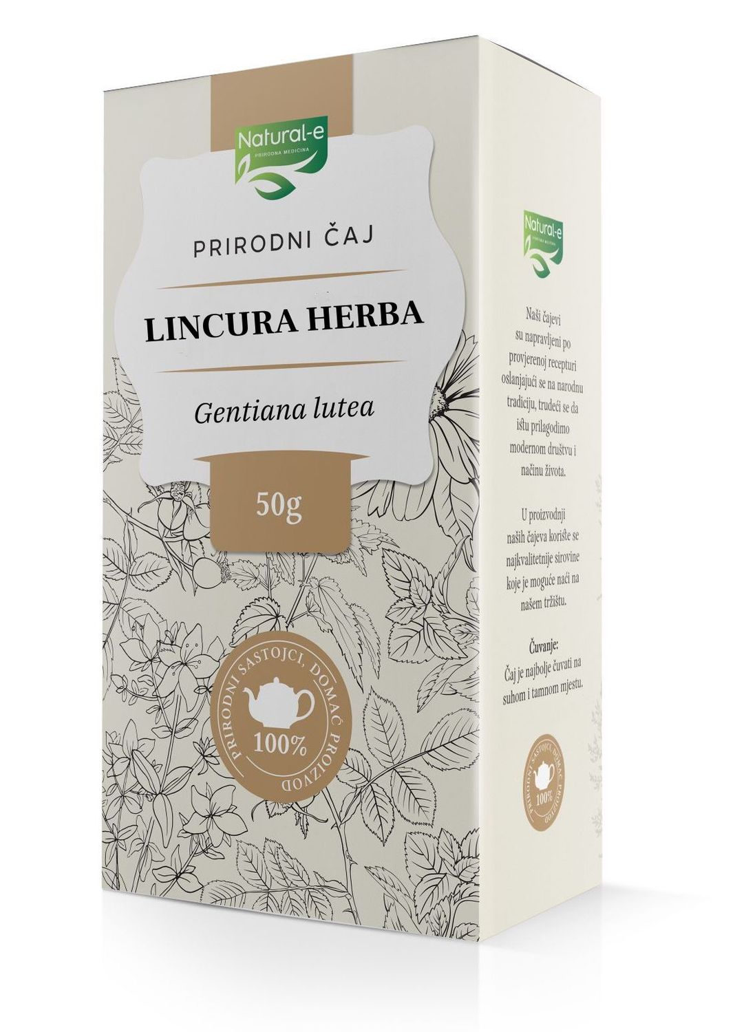Čaj od korijena lincure/gencijane (Gentiana lutea) 50g