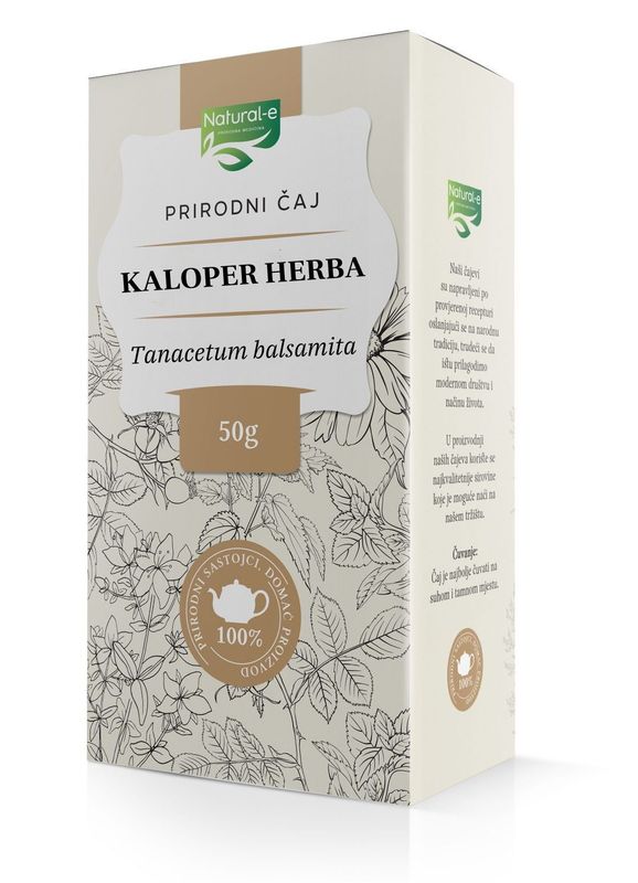 Čaj od herbe kalopera (Tanacetum balsamita) 50 g