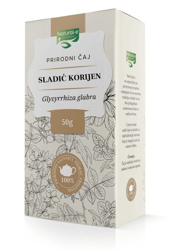 Čaj od korijena sladića/slatkog korijena (Glycyrrhiza glabra) 50 g