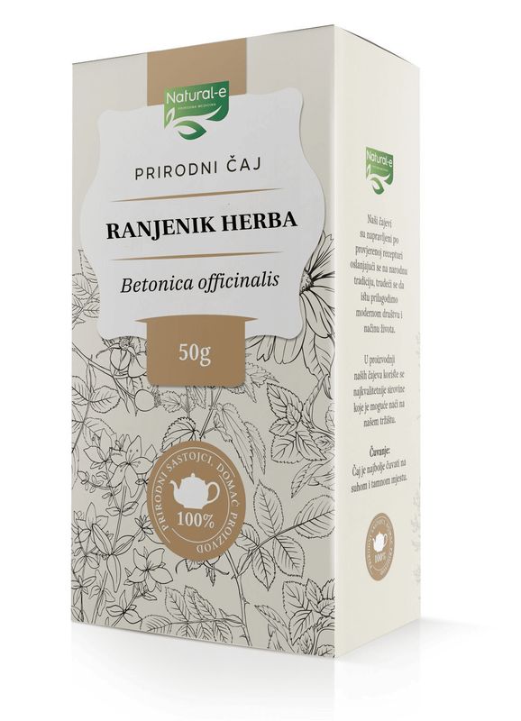Čaj od herbe ranjenika/betonike/ranilista (Betonica officinalis) 50 g