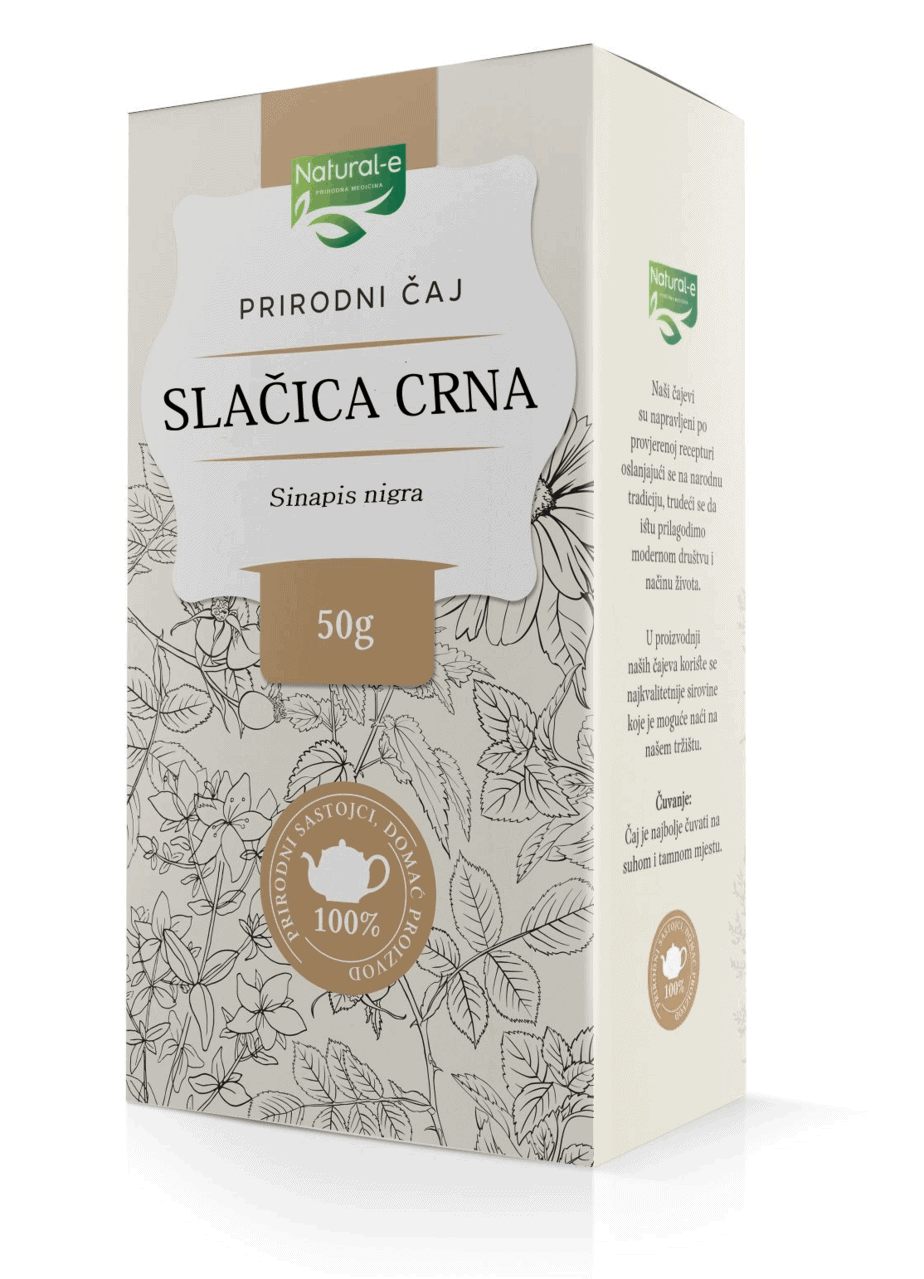 Čaj od gorušice ili slačice sjeme (Sinapis nigra) 50 grama