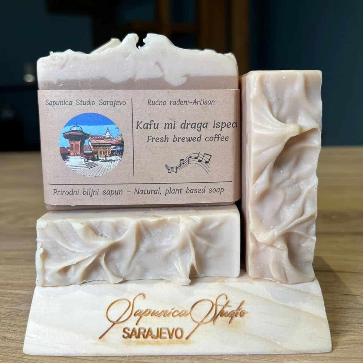 Kafu mi draga ispeci (miris svježe skuhane kafe) sapun 100g