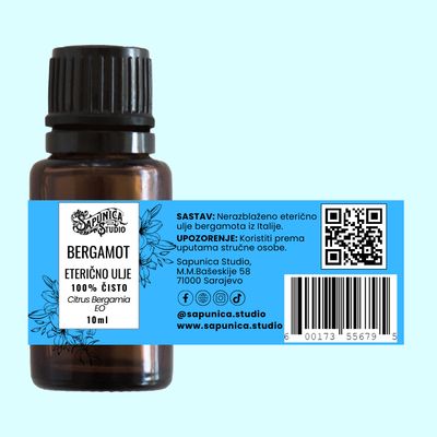 Eterično ulje bergamot - Citrus bergamia 10 ml