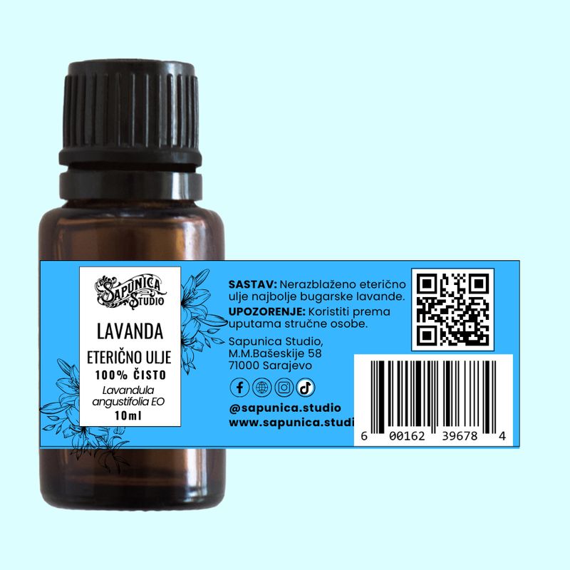 Eterično ulje lavande - Lavandula angustifolia 10 ml