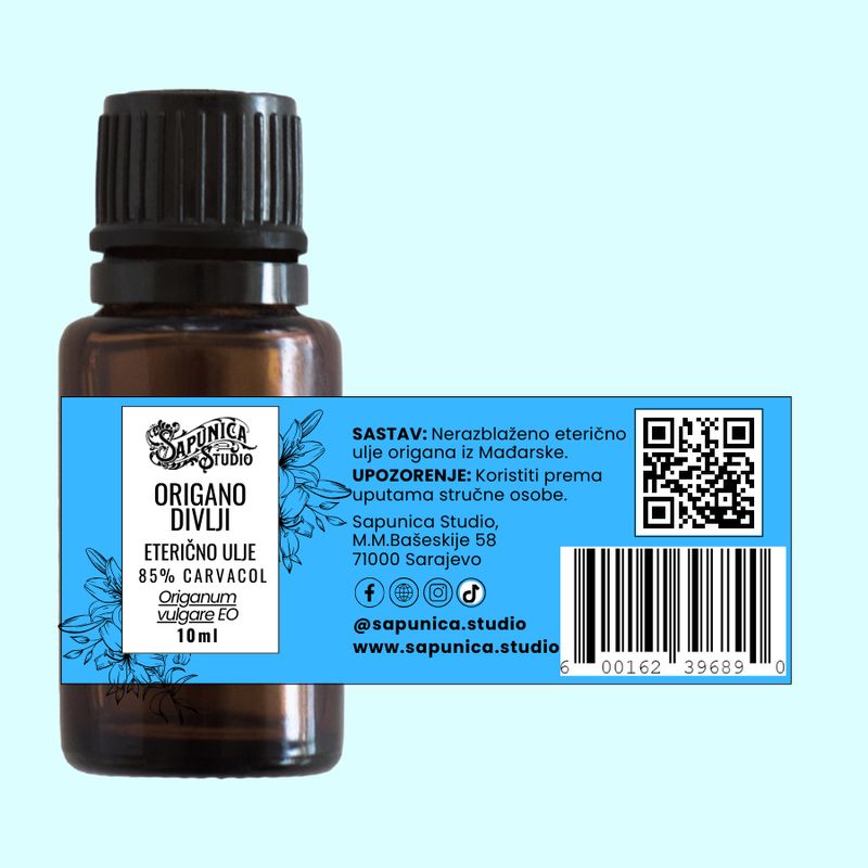 Eterično ulje divljeg origana - Origanum vulgare 10 ml