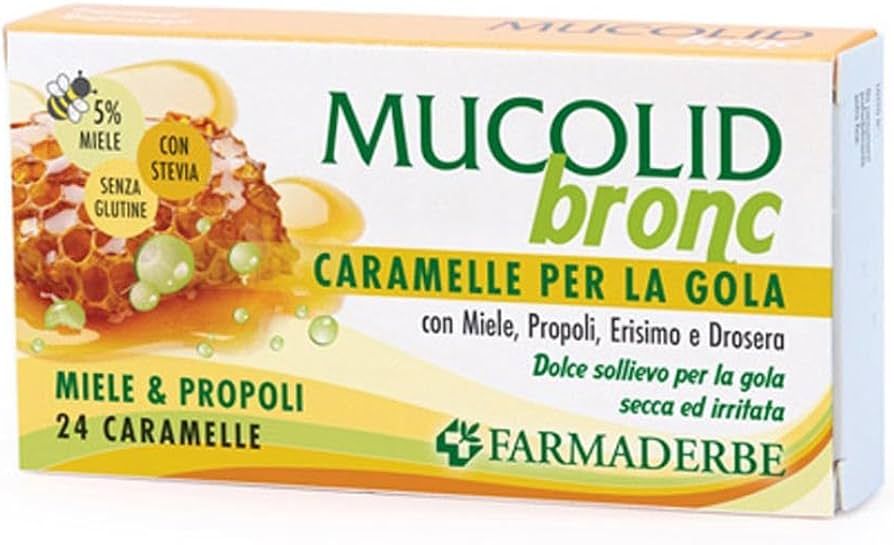 Mucolid bronc sa medom i propolisom 24 pastile