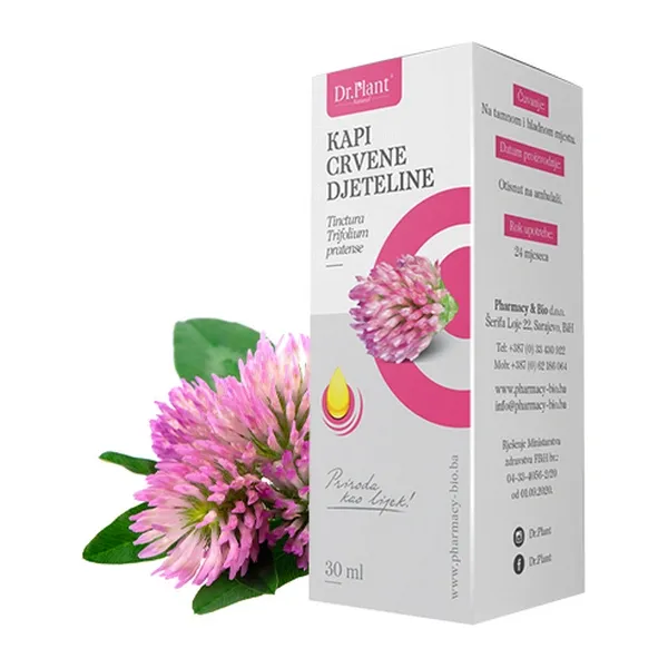 Dr. Plant kapi crvene djeteline 30ml