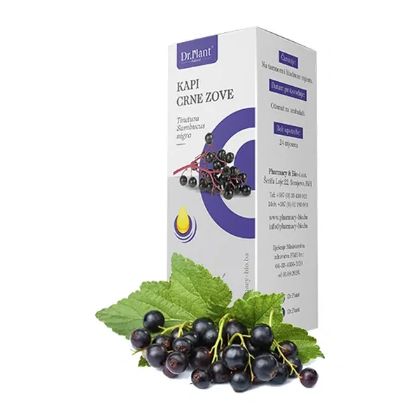Dr. Plant kapi od crne zove 30ml