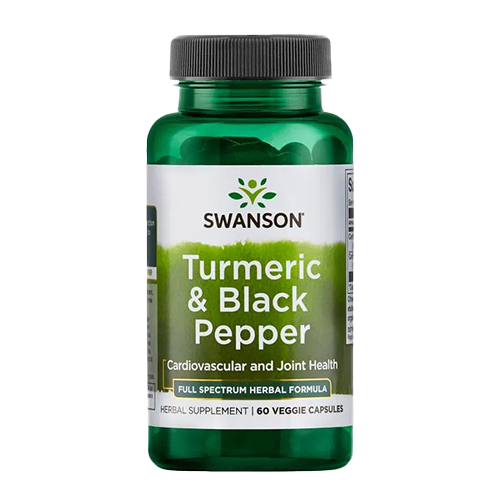 Swanson turmenic i black pepper 60 cps