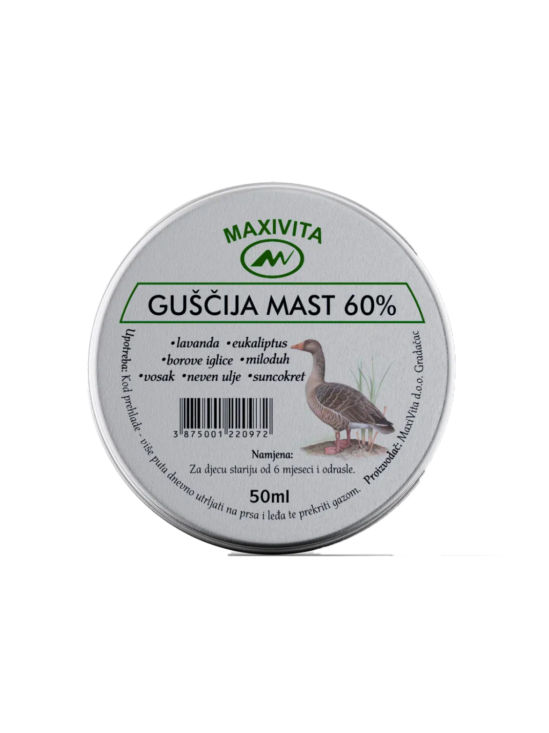 MaxiVita guscija mast 50ml