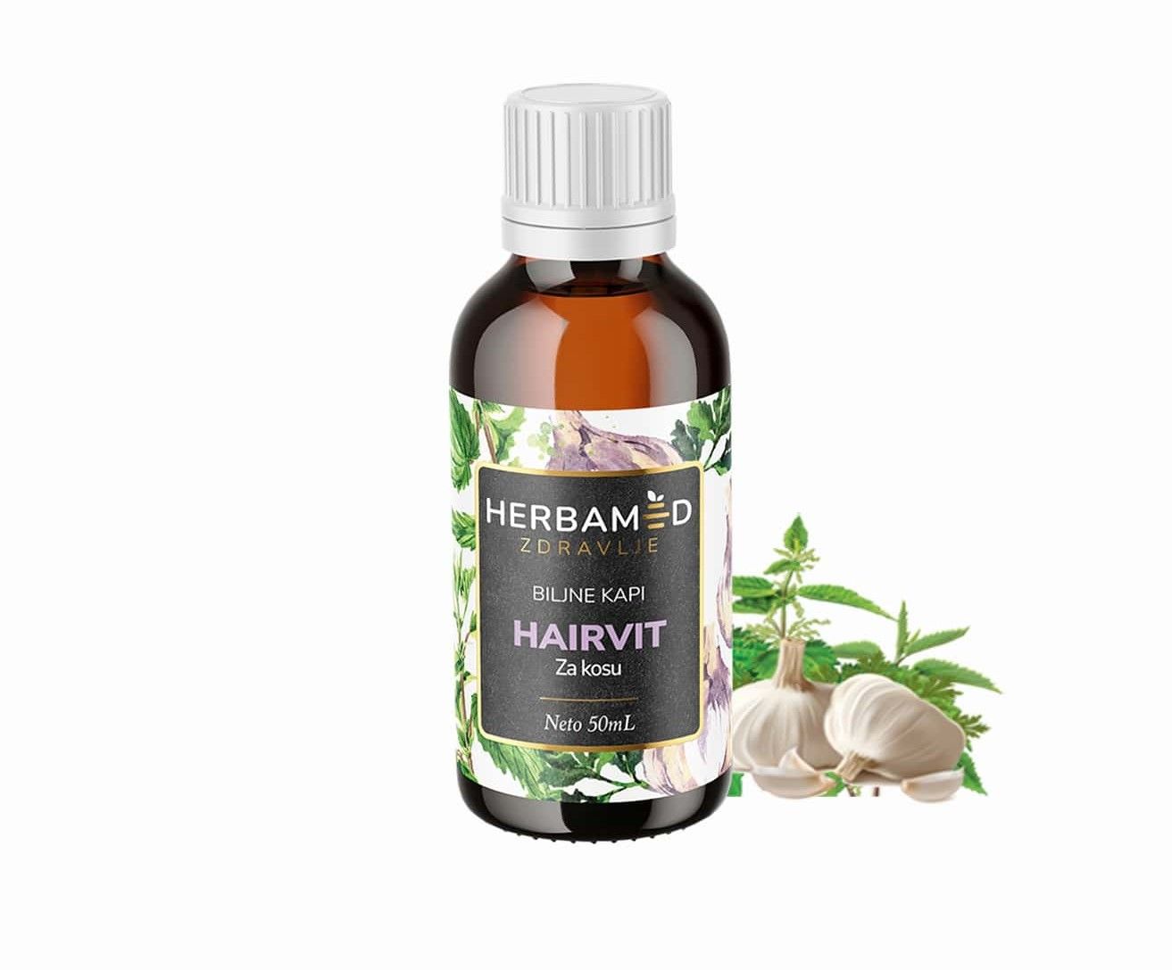 Herbamed kapi za kosu (hairvit) 50ml