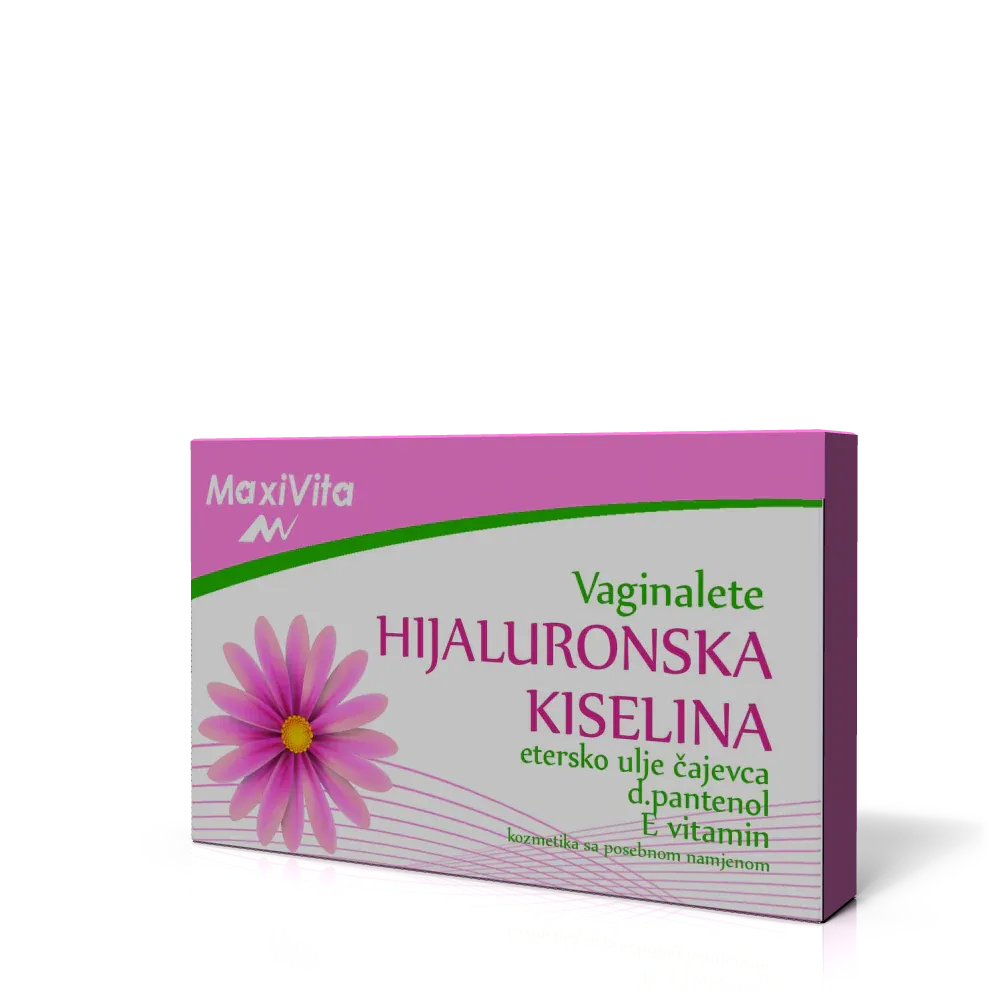 MaxiVita vaginalete sa hijaluronskom kiselinom 5 kom