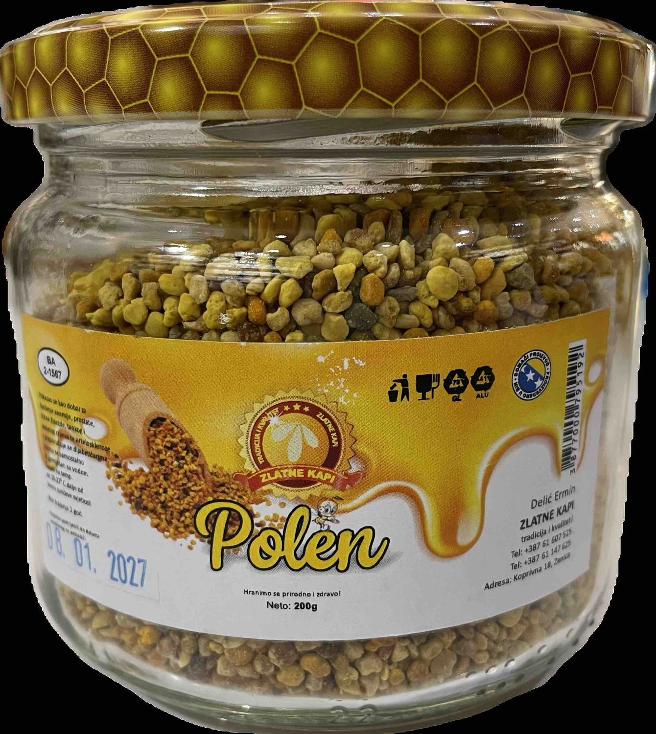 Zlatne kapi Polen u zrnu 200g