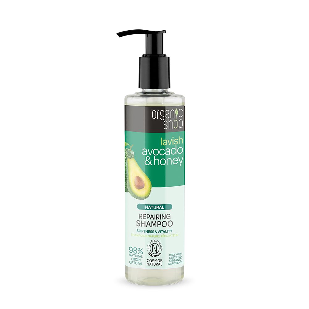 Organic shop šampon avokado i med 280ml