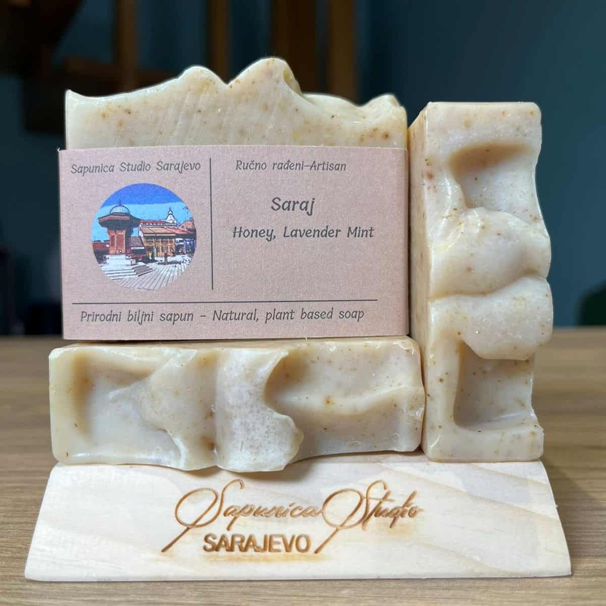 Saraj Sapun (med, lavanda, menta) 100g