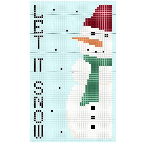 FREE - Let It Snow Christmas Ornament