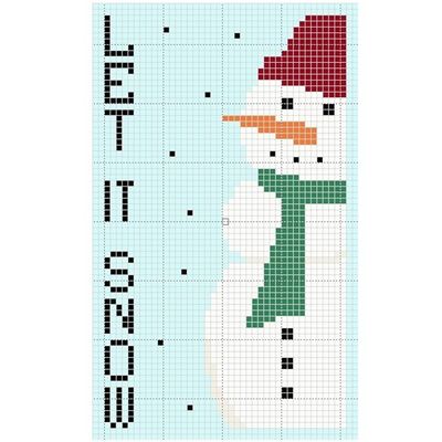 FREE - Let It Snow Christmas Ornament