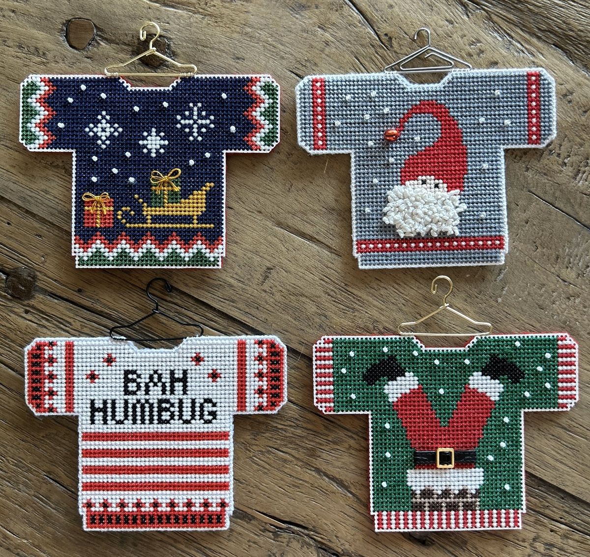 Xmas Jumper - Collection I - Sleigh by Night, Scandi Gnome, Bah Humbug and Down the Chimney