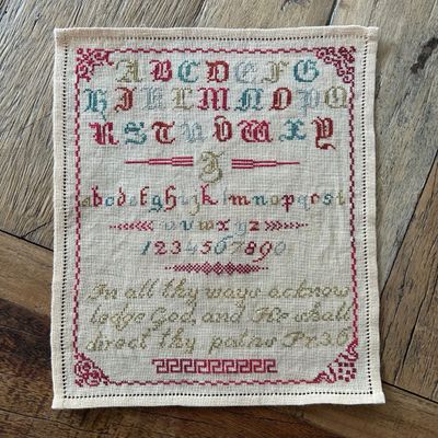 Brentford Sampler with Proverb 3:6
