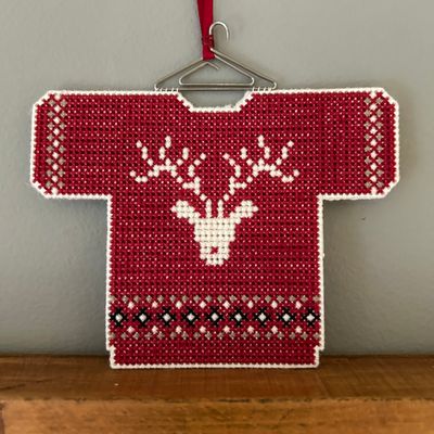 Xmas Jumper - Antlers (PDF Chart and Instructions)
