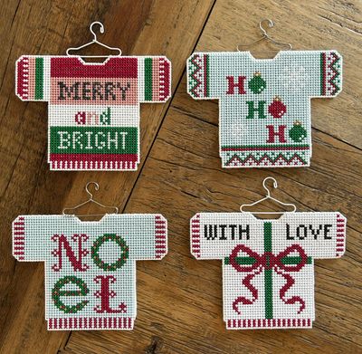 Xmas Jumper - Collection III - Merry and Bright, Ho Ho Ho, Noel and Present