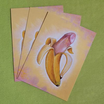 Postkarte &quot;Banane&quot;