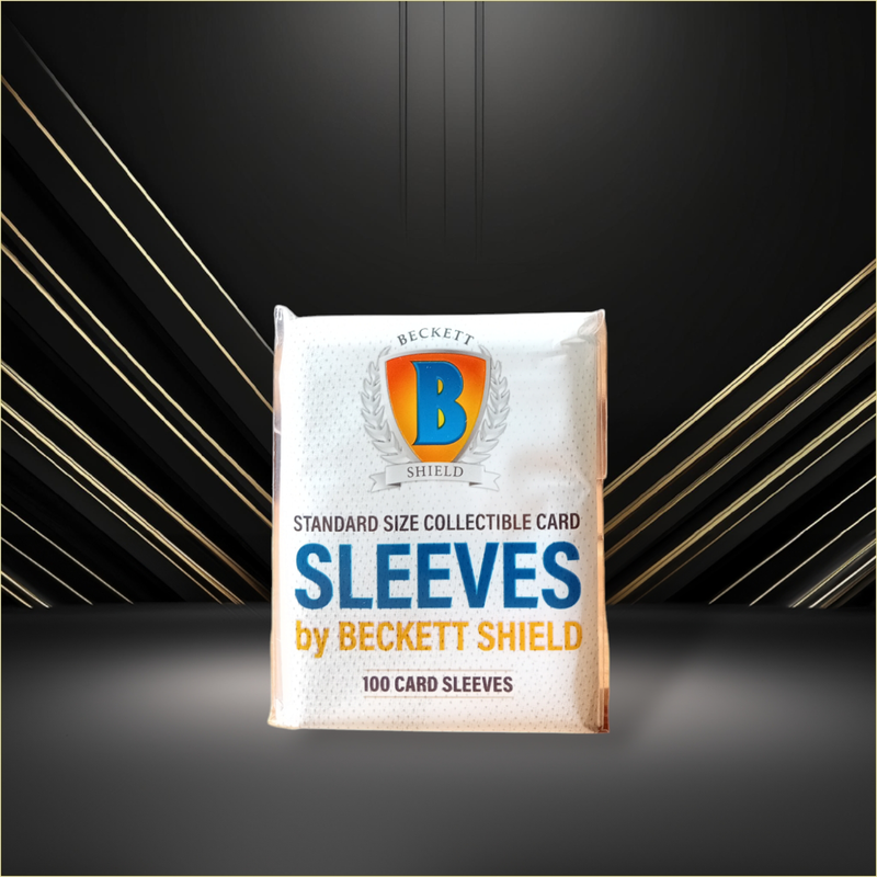 100 Beckett Shield Standard Sleeves - transparent