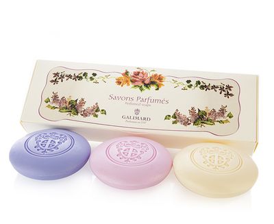 Galimard Geschenkset mit drei duftenden Seifen aus der Provence