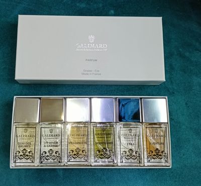 Luxus-Set mit 6 Herrenparfums, Galimard, 15 ml pro Flasche