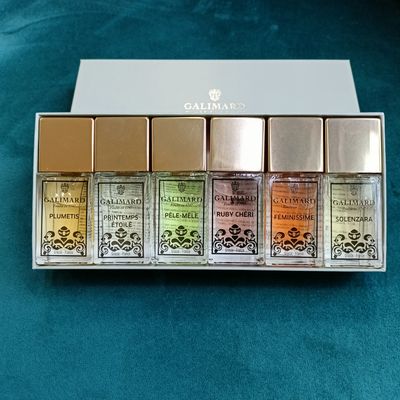 Luxus-Set mit 6 Damenparfums, Galimard, 15 ml pro Flasche