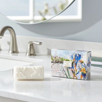 Belle de Paris, Fragonard, Parfümseife mit Seifenschale, 150 g Belle de Paris, Fragonard, Parfümseife mit Seifenschale, 150 g