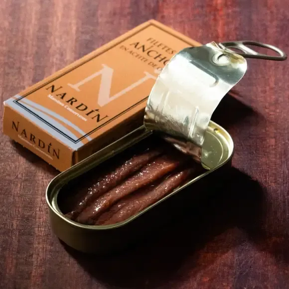 Filetti di Acciughe del Mar Cantabrico in Latta Nardin - 50gr