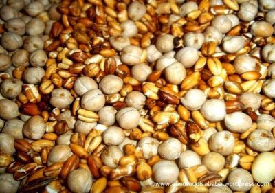 Kolo Ethiopian snack roasted barley, safflower and chickpeas 1/2 kg