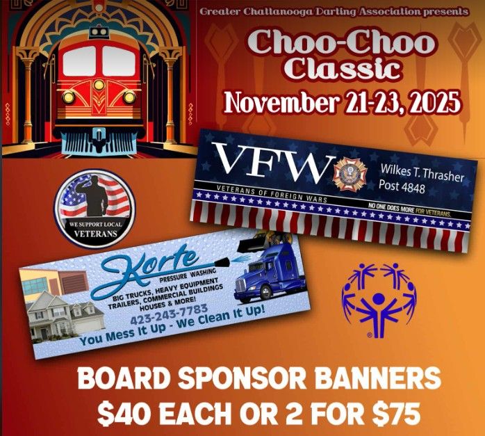 Choo Choo Classic 2025 Sponsorship Banner