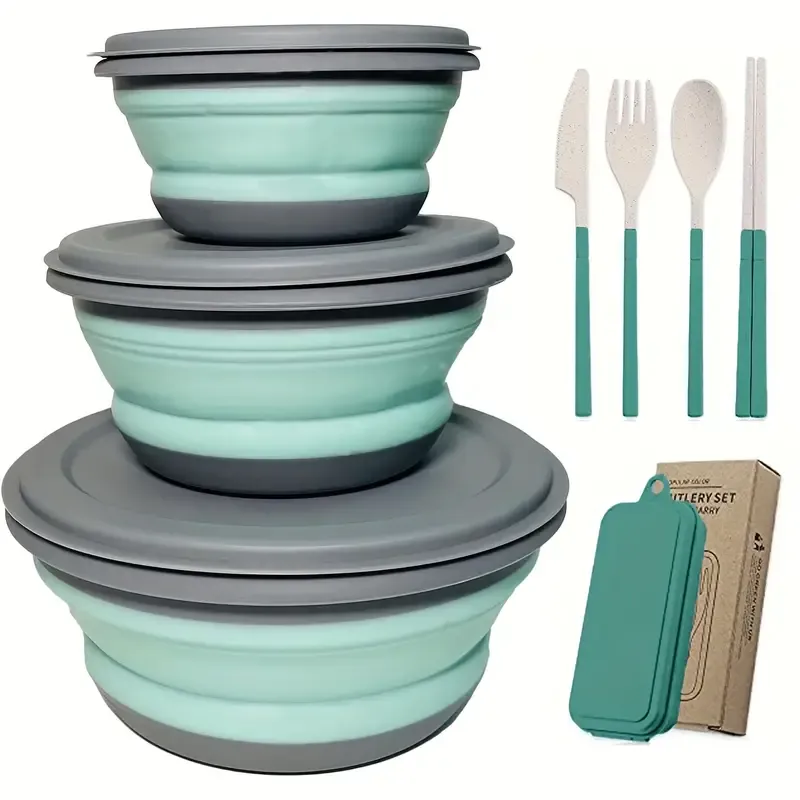 Teal Collapsible Container
