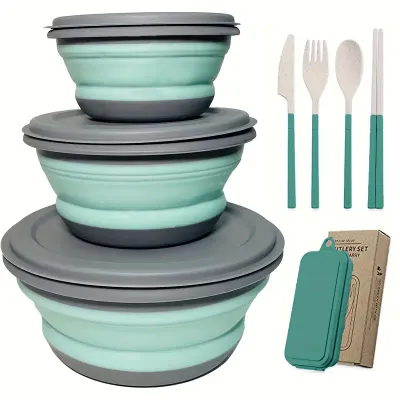 Teal Collapsible Container