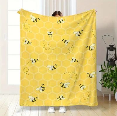 Bee Print Blanket